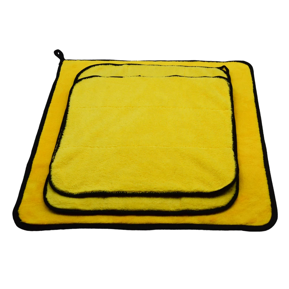 Инструменты для мытья автомобиля 800gsm 45cmx38/30 см x 30 см толстые плюшевые микрофибры для чистки автомобиля микрофибра воск полировка детализация полотенца