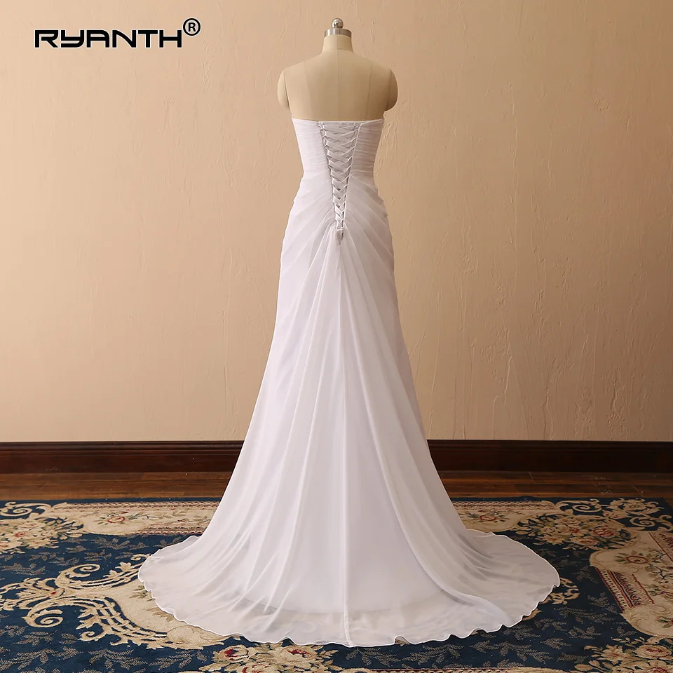 Vestido de noiva 2019 размера плюс Boho Country Beach свадебное платье в наличии Дешевое Robe mariage |
