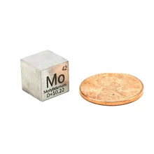 Металлический молибденовый цилиндр 10 мм для кубической