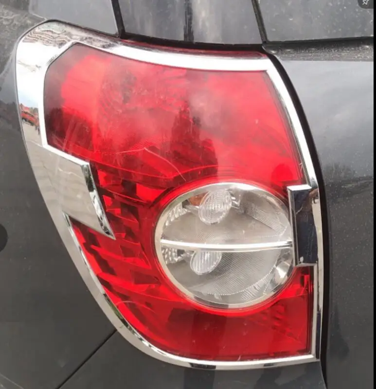 Хромированная накладка на заднюю фару из АБС пластика 2 шт. подходит для Chevrolet Captiva