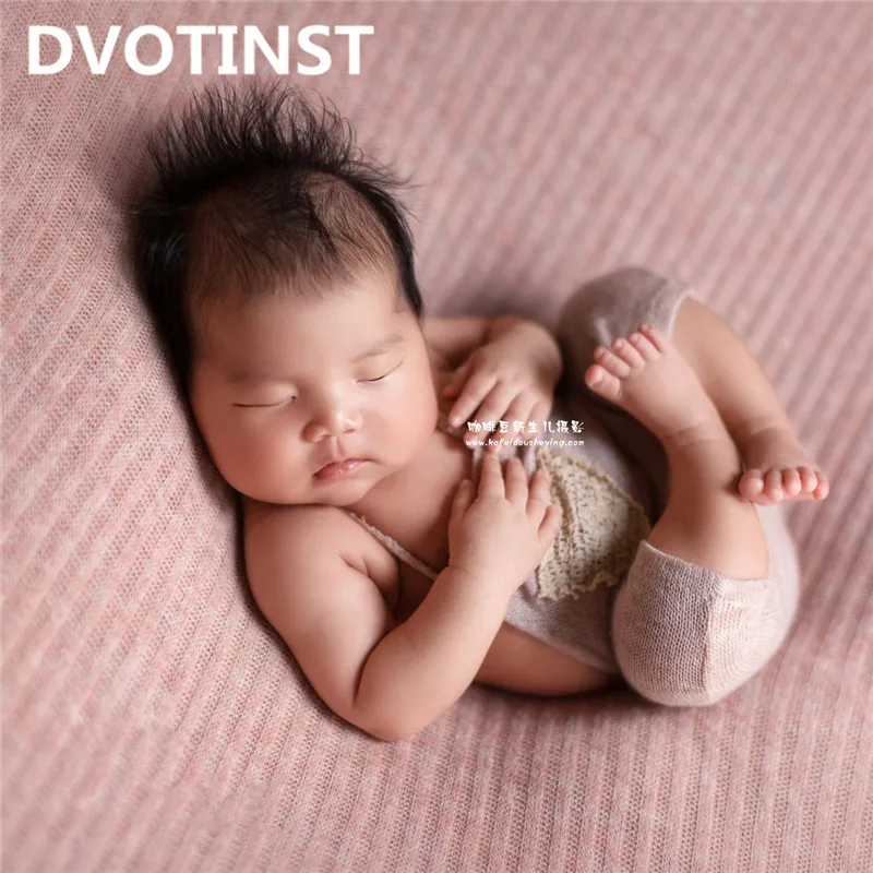 Dvotinst детский реквизит для фотосъемки новорожденных вязаный крючком мягкий фон