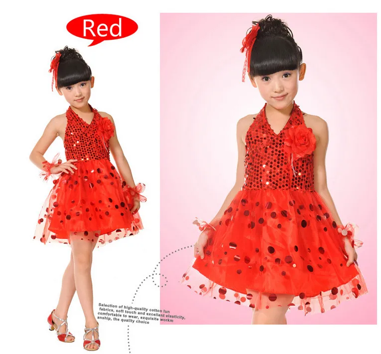 Лидер продаж детское платье для выступлений на сцене бахрома с блестками костюмы