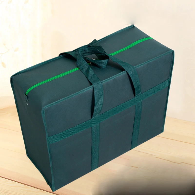 Нетканые тканевые сумки для хранения одеяло органайзер одежды пуховик сумка