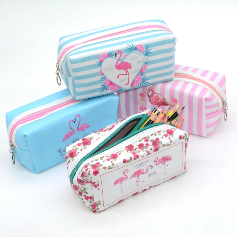 Чехол для карандашей школьные принадлежности Estojo Escola Trousse Scolaire Stylo Estuches Para El Colegio пенал милый Фламинго школьный большой