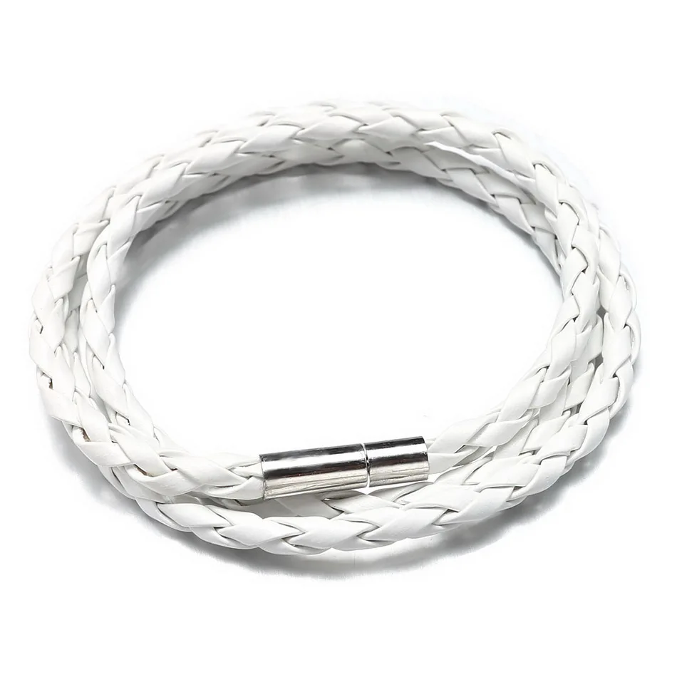 Браслет унисекс из синтетической кожи мужской браслет для женщин ювелирных