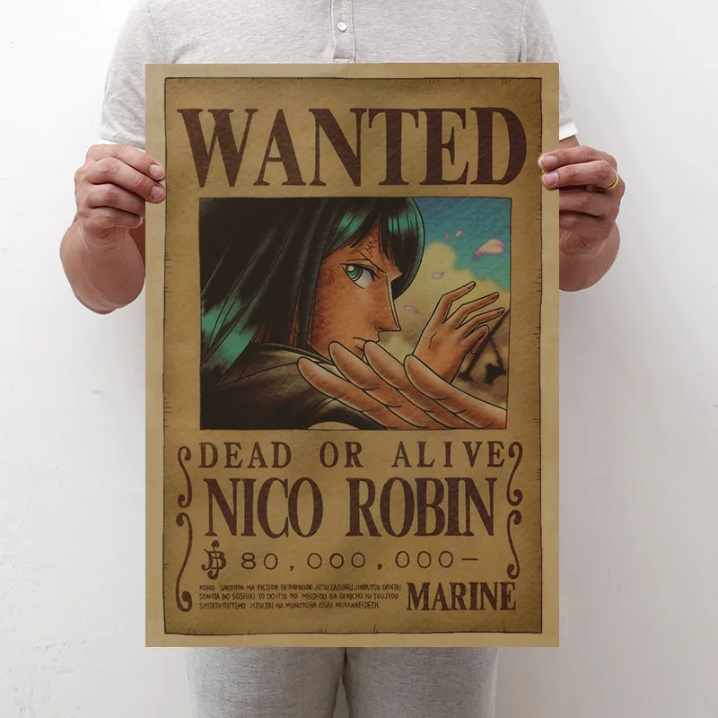 Аниме One Piece Pirates bounties Art плакат разыскивается Luffy Zoro Nico Robin SANJI NAMI Usopp COS Room Home