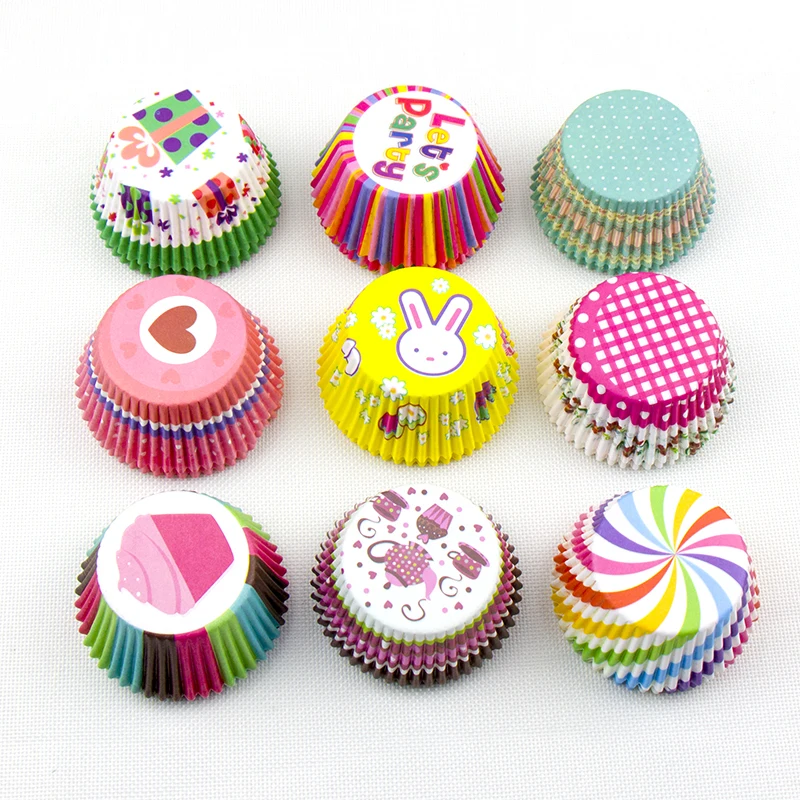 100 шт./компл. круглая форма кекс лайнеры пищевая бумага Маффин для выпечки формы