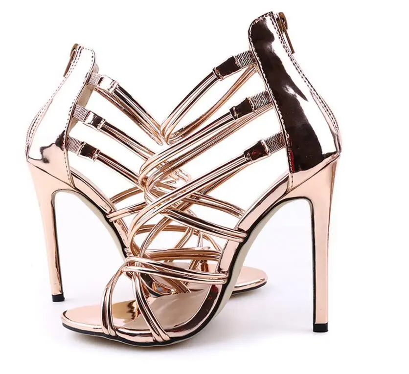 Женские Босоножки на каблуке JOKSD с перекрестными ремешками летняя обувь открытым