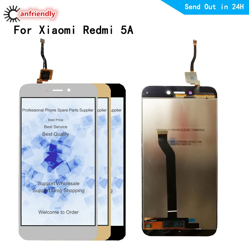For Xiaomi Redmi 5A 5 A LCD Display+Touch panel Screen Replacement Digitizer with frame Assembly display | Мобильные телефоны и