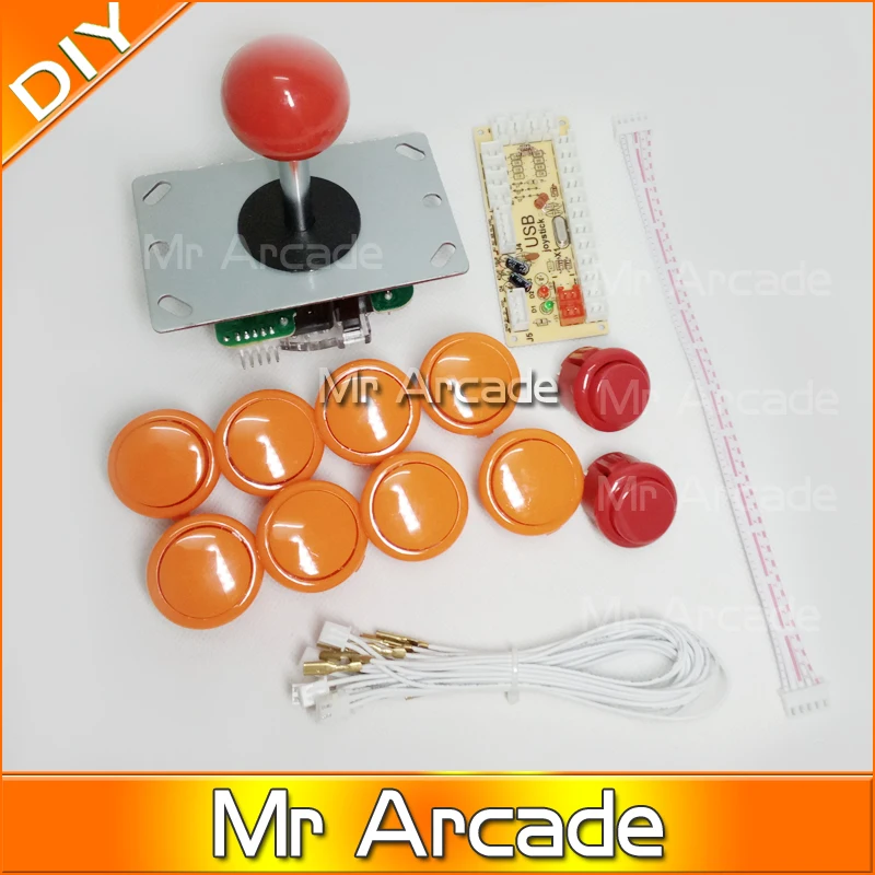 Набор для аркадных игр лидер продаж набор USB энкодер ПК джойстик Sanwa сборки | Спорт