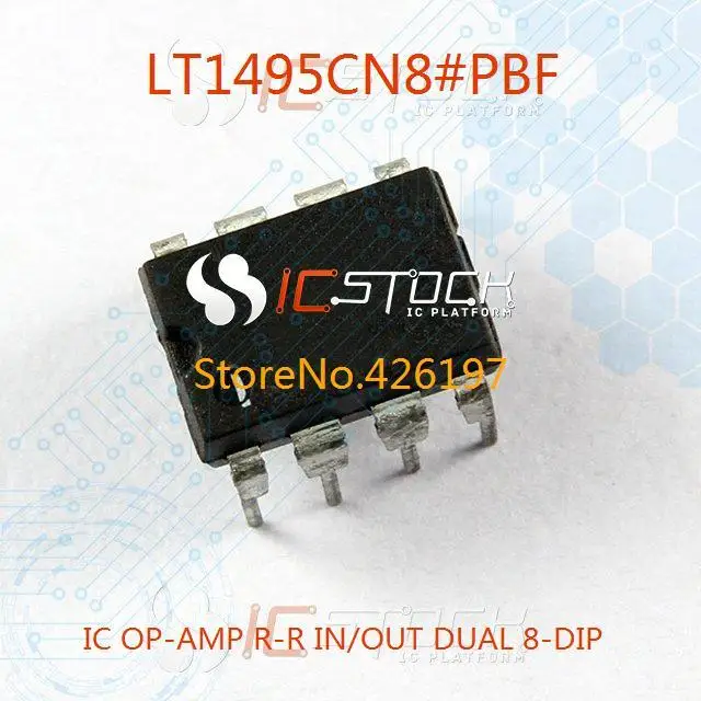 Бесплатная Доставка LT1495CN8 # PBF IC OP AMP R-R IN/OUT DUAL 8-DIP 1495 LT1495 3 ШТ. |