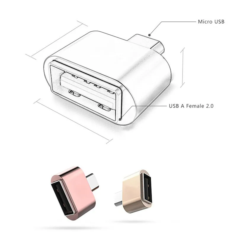 Siancs USB OTG адаптер для планшета Samsung, HTC, Xiaomi Android телефон Micro USB к USB OTG адаптер OTG кабель конвертер USB Flash