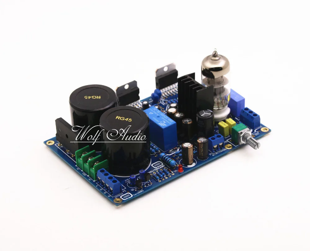DIY комплект 6N3 трубчатый предусилитель TDA7294 платы усилителя 80 Вт + Вт|kit diy|kit kitskit board