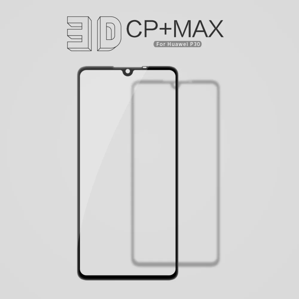 Huawei P30 Стекло Nillkin 3D CP+ Max полное покрытие закаленное Стекло Экран защитная пленка 9 H Анти-Царапины для huawei P30 защитный Стекло