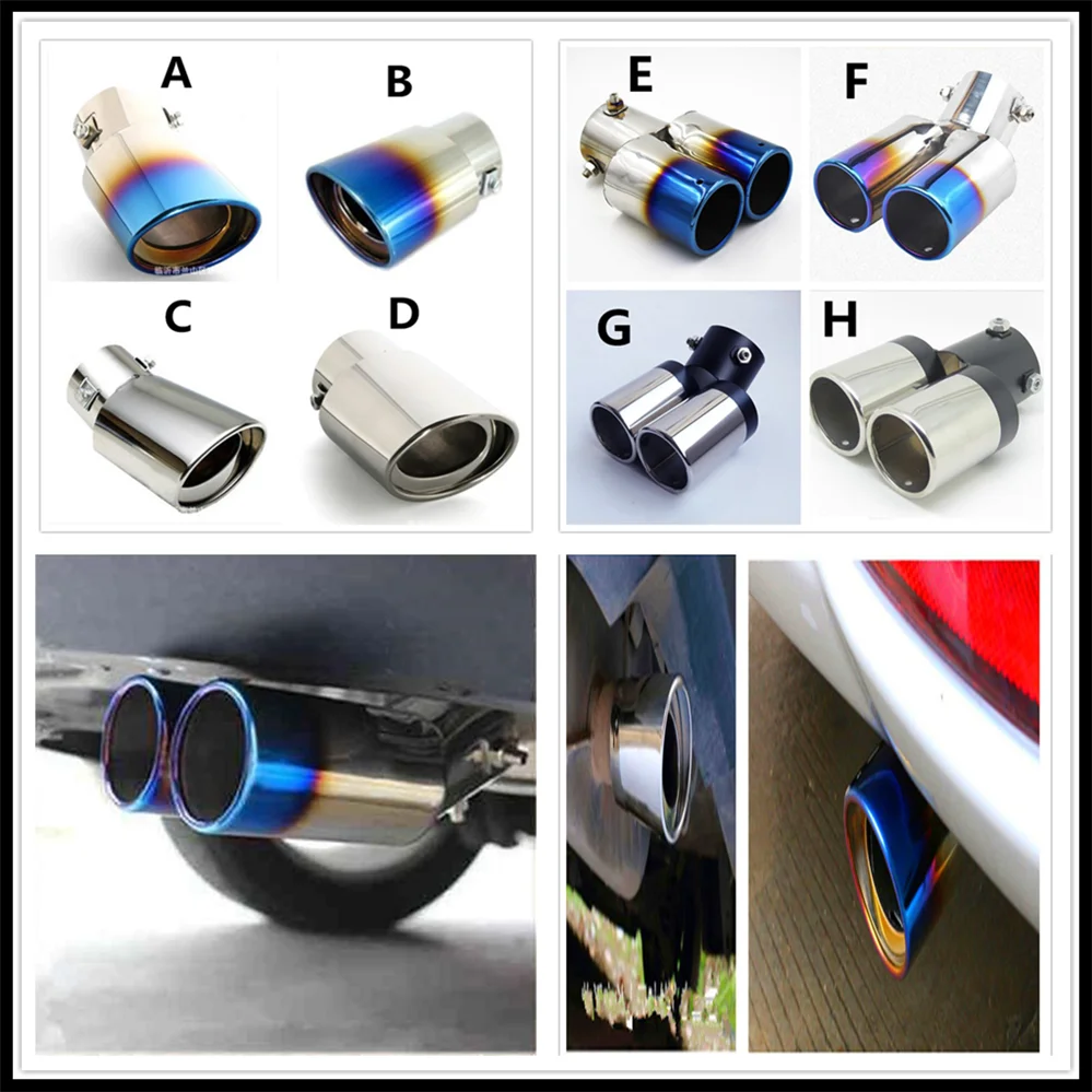 Автомобильный стальной глушитель выхлопной трубы для Kia Provo K9 Cross Carens CUB Trackster Ray K2