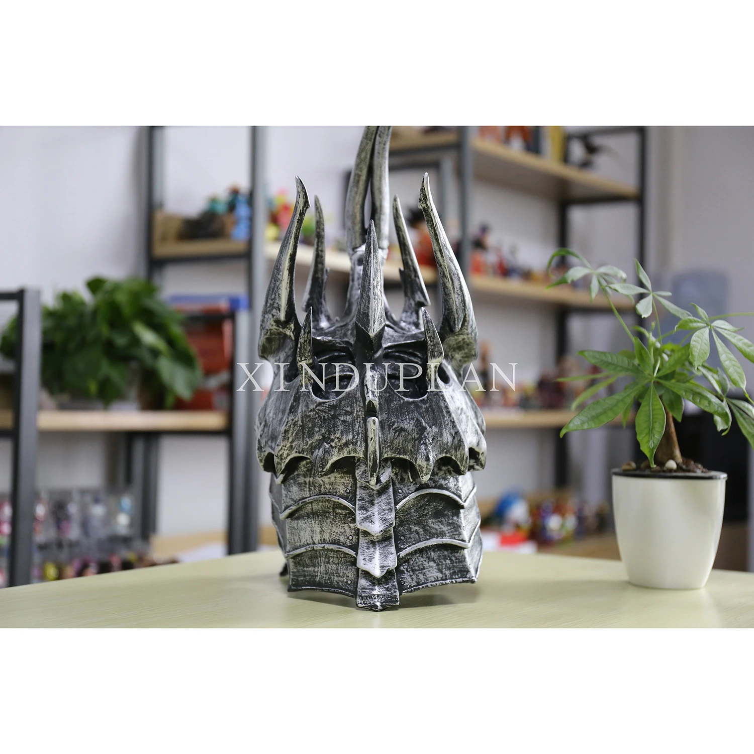 Xinduplan Новый Dota 2 Артас Lich King аниме Косплэй 1/1 фигурку Игрушечные лошадки Juguete 46 см