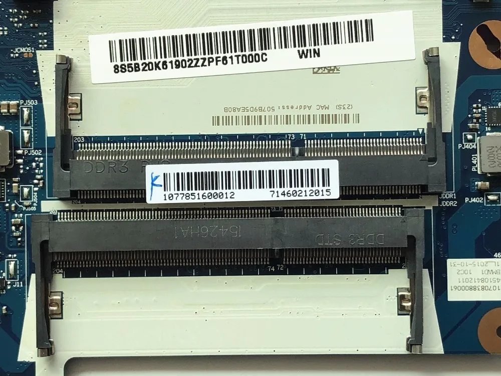 Высококачественная новая материнская плата для ноутбука Lenovo IdeaPad 300-17ISK 5B20J23768 BMWD1