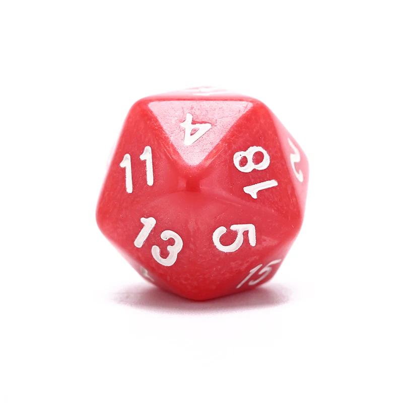 6 шт. акриловые D20 кубики смешанные цвета Ktv Fun игральные кости настольная игра