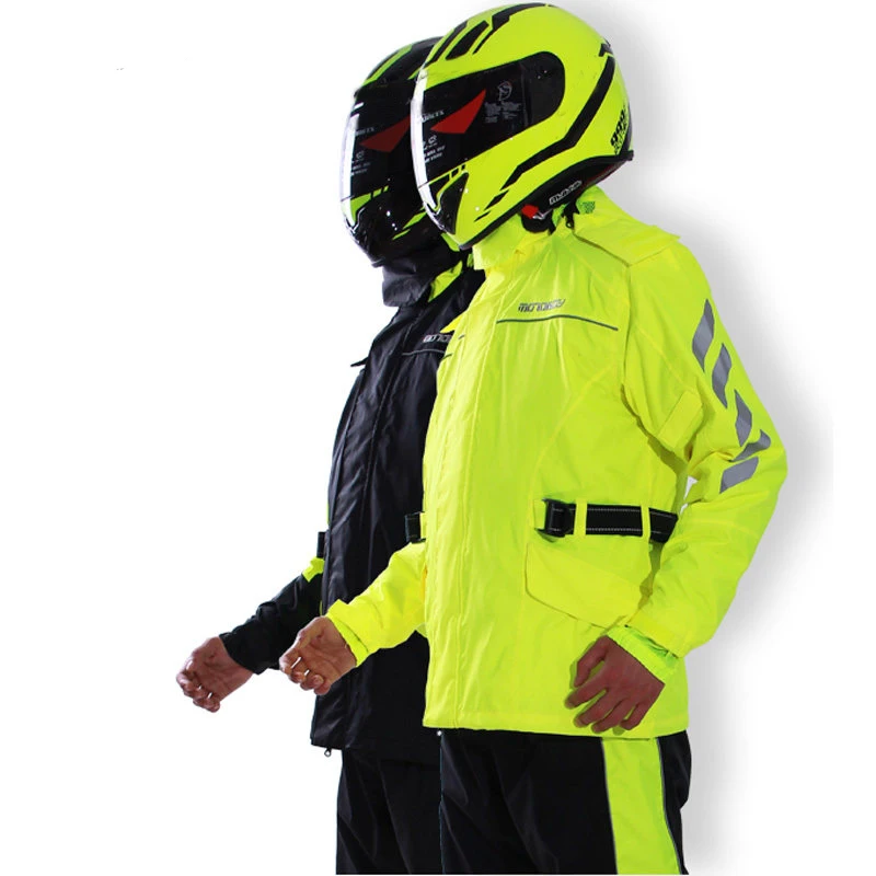 

One set MOTOBOY Motorcycle Rain Coats off-road racing Reflective Rain Suits Jackets Pants Hiking Climbing Raincoat Clothing