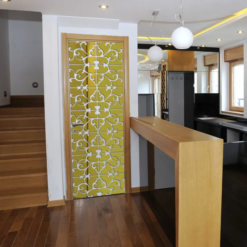 Зеркальные акриловые наклейки на стену стикер украшение для дома современное