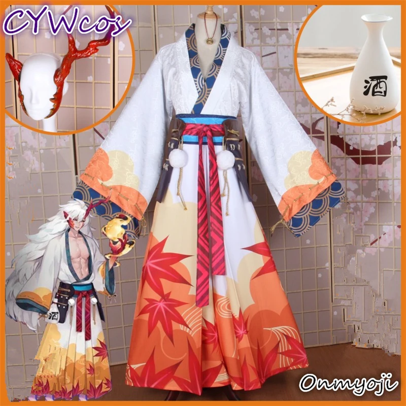 Костюм для косплея Onmyoji SSR Ibaraki douji из новой кожи осенний костюм в виде кленового