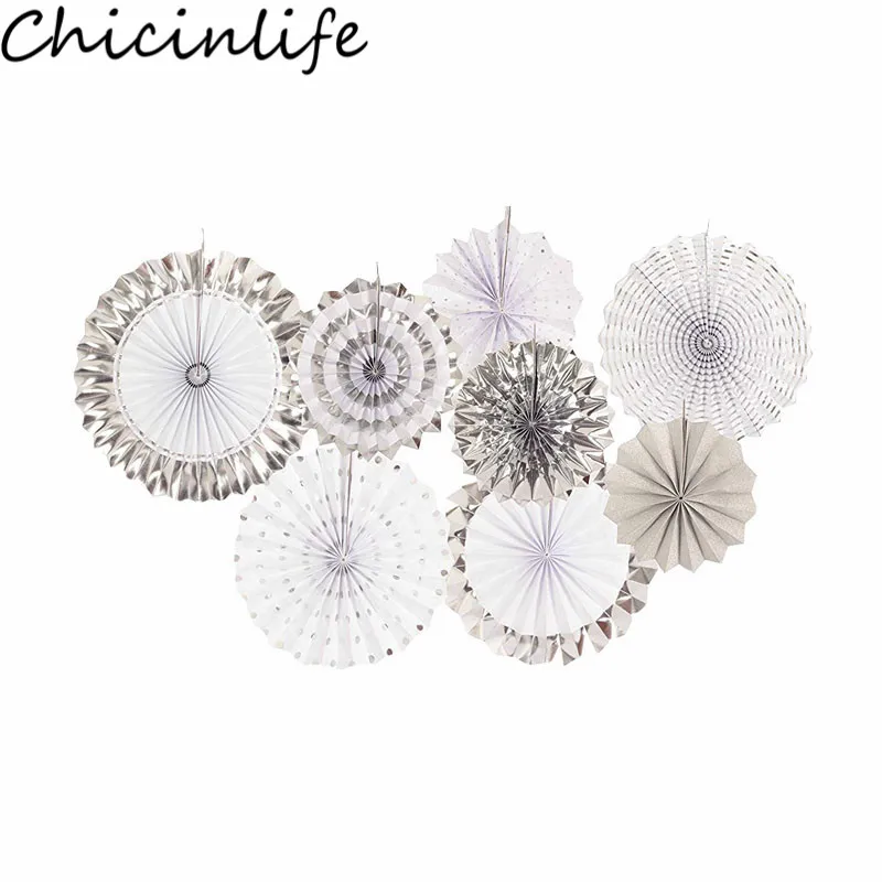 Chicinlife 6 шт. поделки DIY веера из папиросной бумаги маленькие цветы помпон шары