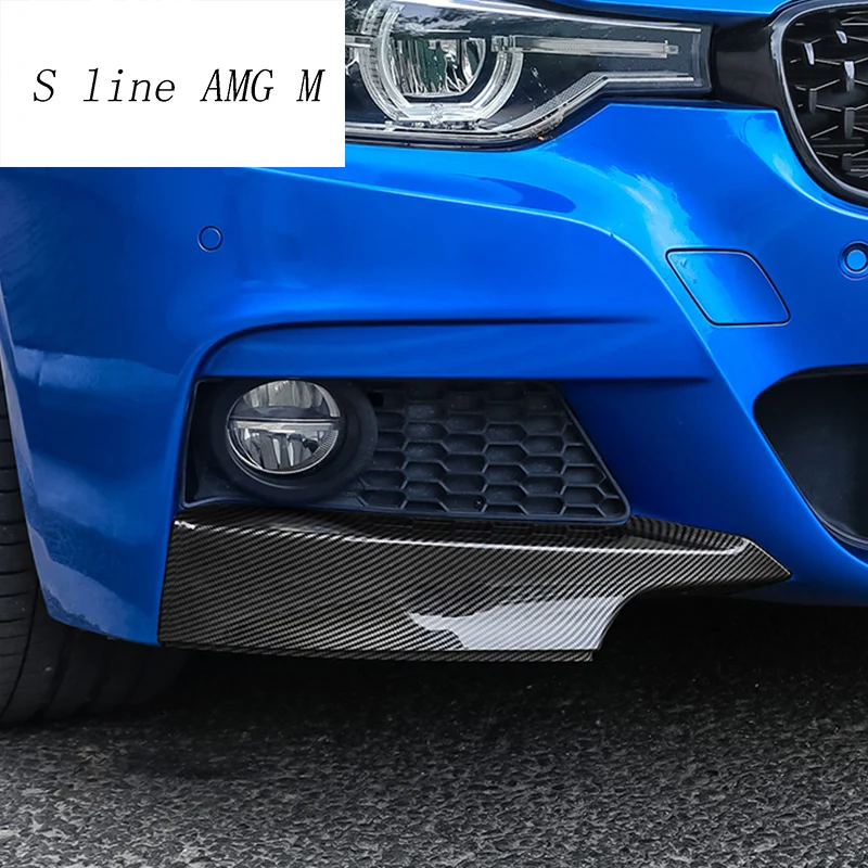 Автомобильный Стайлинг из углеродного волокна для BMW 3 серии f30 f35 передний бампер