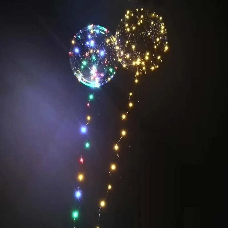 10 комплектов 18/24 дюймов светящийся светодиодный воздушный шар 3 м Led струнные огни