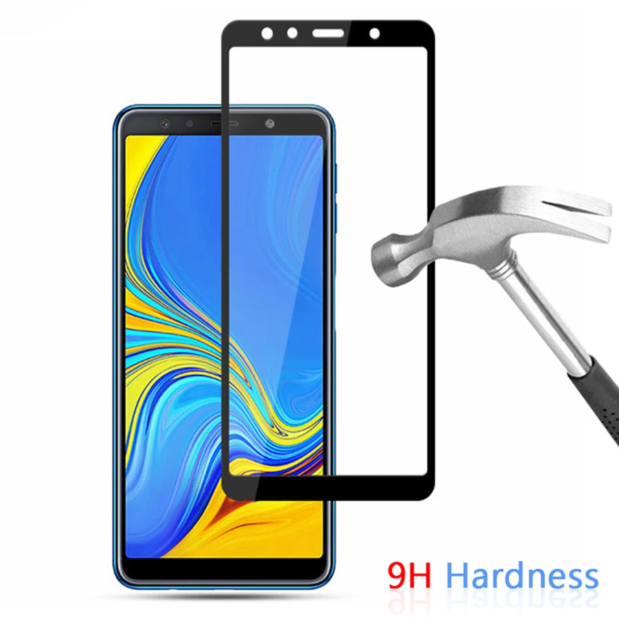 9H высококачественное защитное стекло для Samsung Galaxy A7 2018 A750 закаленное защитный