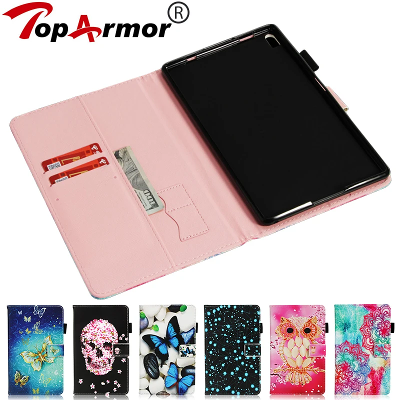 Чехол toparmor для Tab 4 8 plus TB-8704X цветной кожаный чехол умный Lenovo TAB4 TB-8704F TB-8704N планшета |