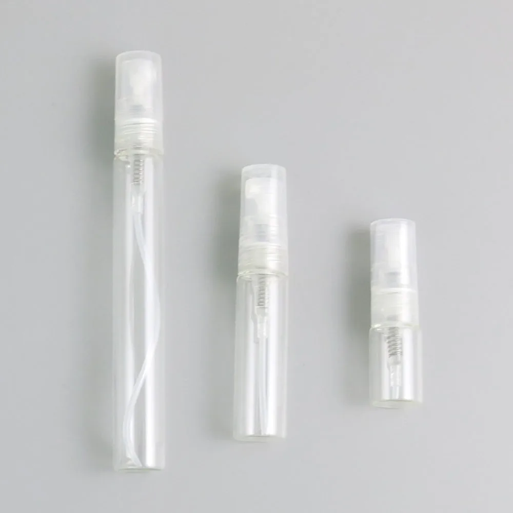 500X2 мл 5 10 многоразовые флаконы для духов 1/3 унции 1/6ozTransparent Glass Fragrance atomizer Mist spray