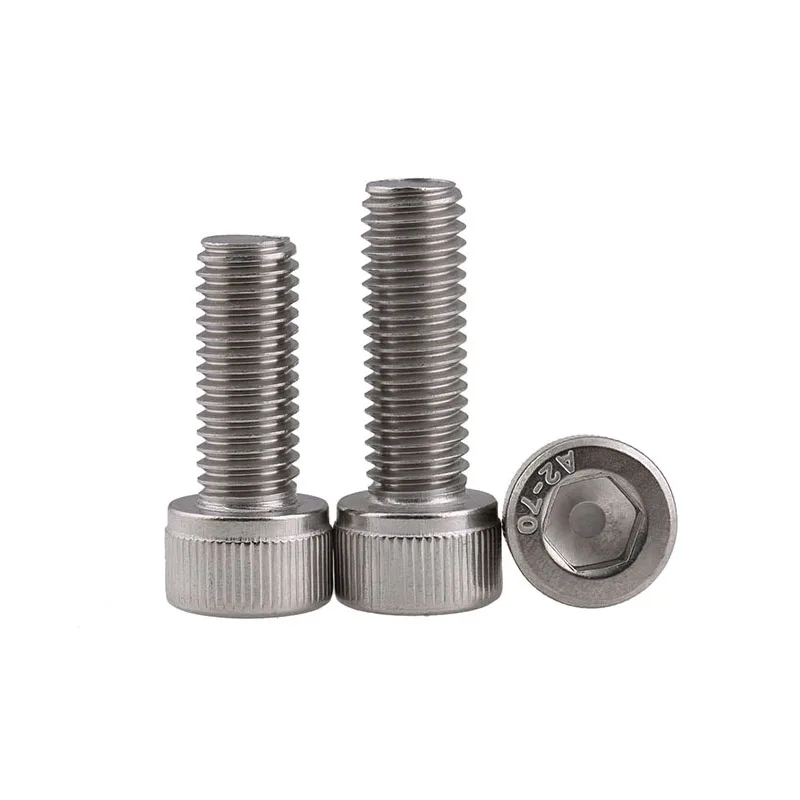 

Screw Bolts Head Cap Hex Socket 304 Stainless Steel Mm Machine Round Stainlness High Quality Service Din912 100pcs M2.5 Metric