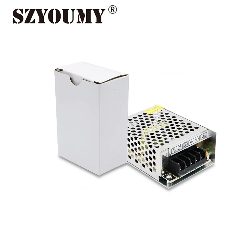 SZYOUMY 50 шт. 12 В 2A 24 Вт импульсный источник питания светодиодное освещение