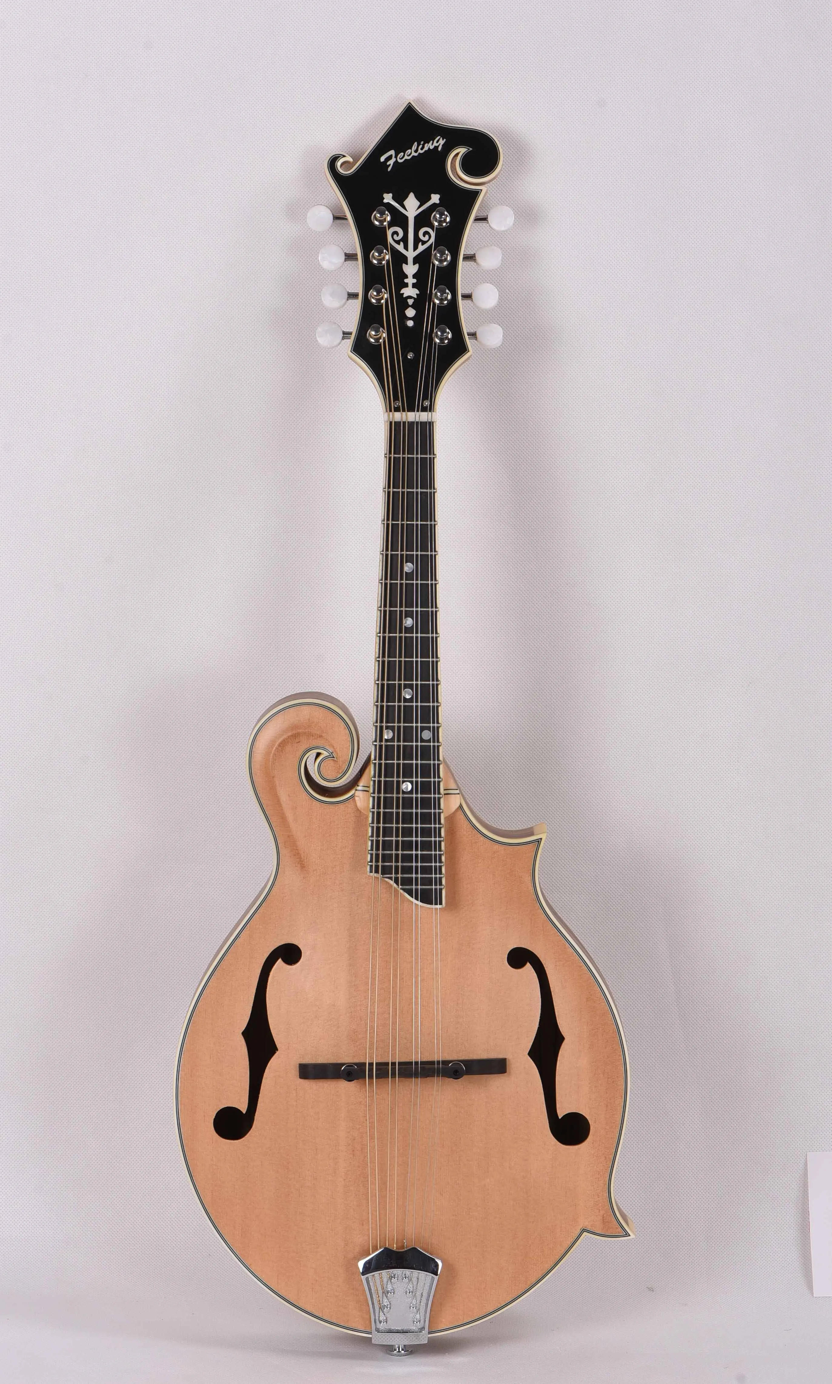

Feeling handmade F style mandolin solid spruce top Free shipping