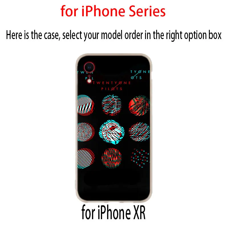 Мягкий чехол twenty one pilots для iPhone 12 11 Pro X XS Max XR 8 7 6 Plus 5s SE 2020 S 1 Mini|Бамперы| |