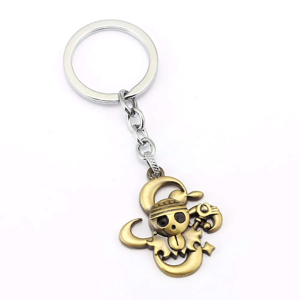 Один кусок брелок наборы автомобилей амулет маска Luffy Zoro Sanji Nami держатель для