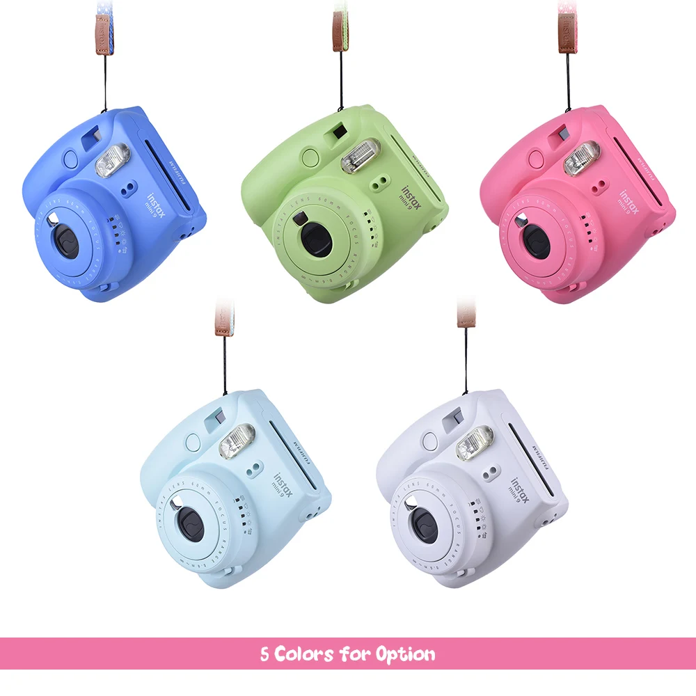 Новый Fujifilm Instax Mini 9 для Polaroid мгновенная фото камера пленка с зеркало