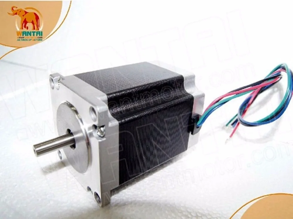 Высокомощная ЧПУ мельница Nema23 Wantai шаговый двигатель 287OZ In .1.0A 57BYGH603 и Драйвер DQ542MA