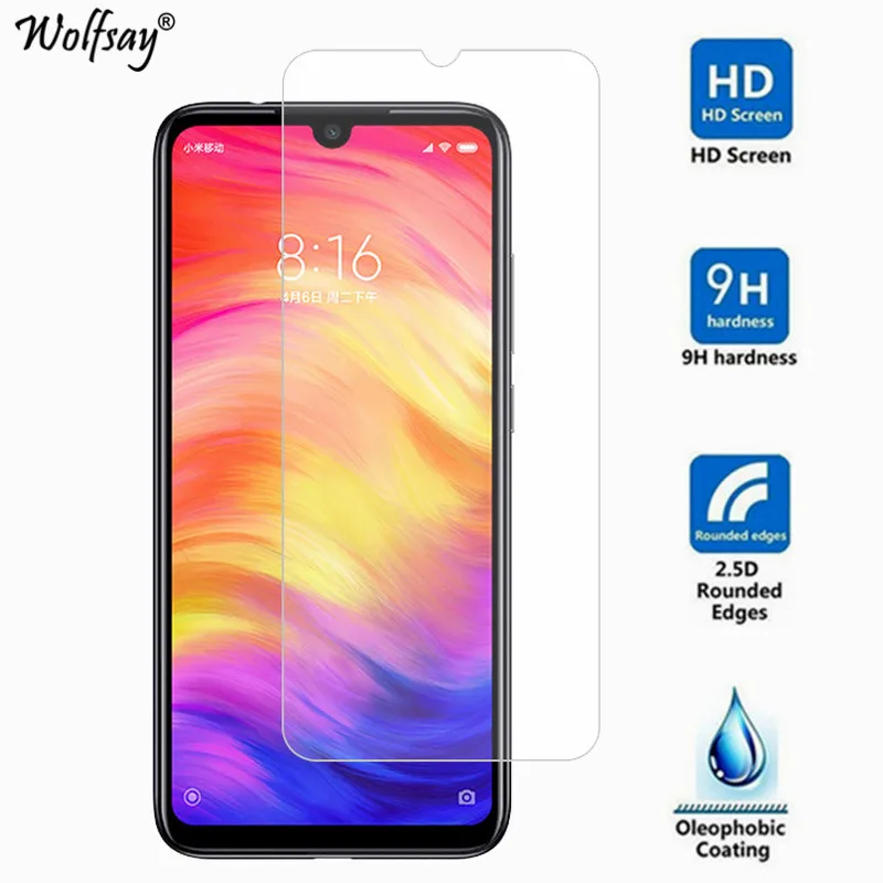 Note 7 стекло для Xiaomi Redmi Note 7 Защита экрана закаленное стекло для Xiaomi Redmi Note 7 пленка для телефона для Xiaomi Redmi Note 7