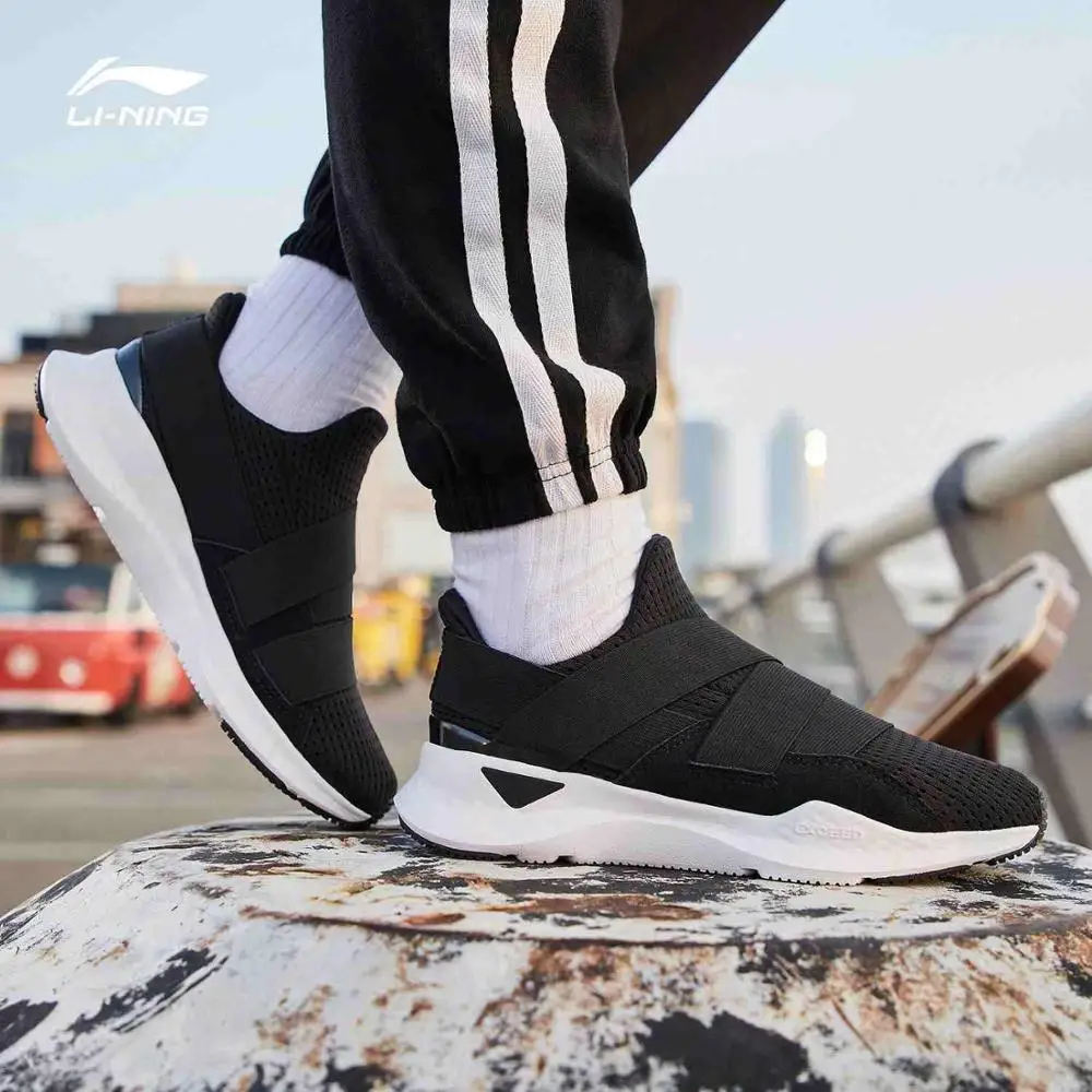 Li-Ning/Женская прогулочная обувь EXD PRO FT; классическая дышащая Спортивная обувь на подкладе; кроссовки для отдыха; AGCP016 SJFM19