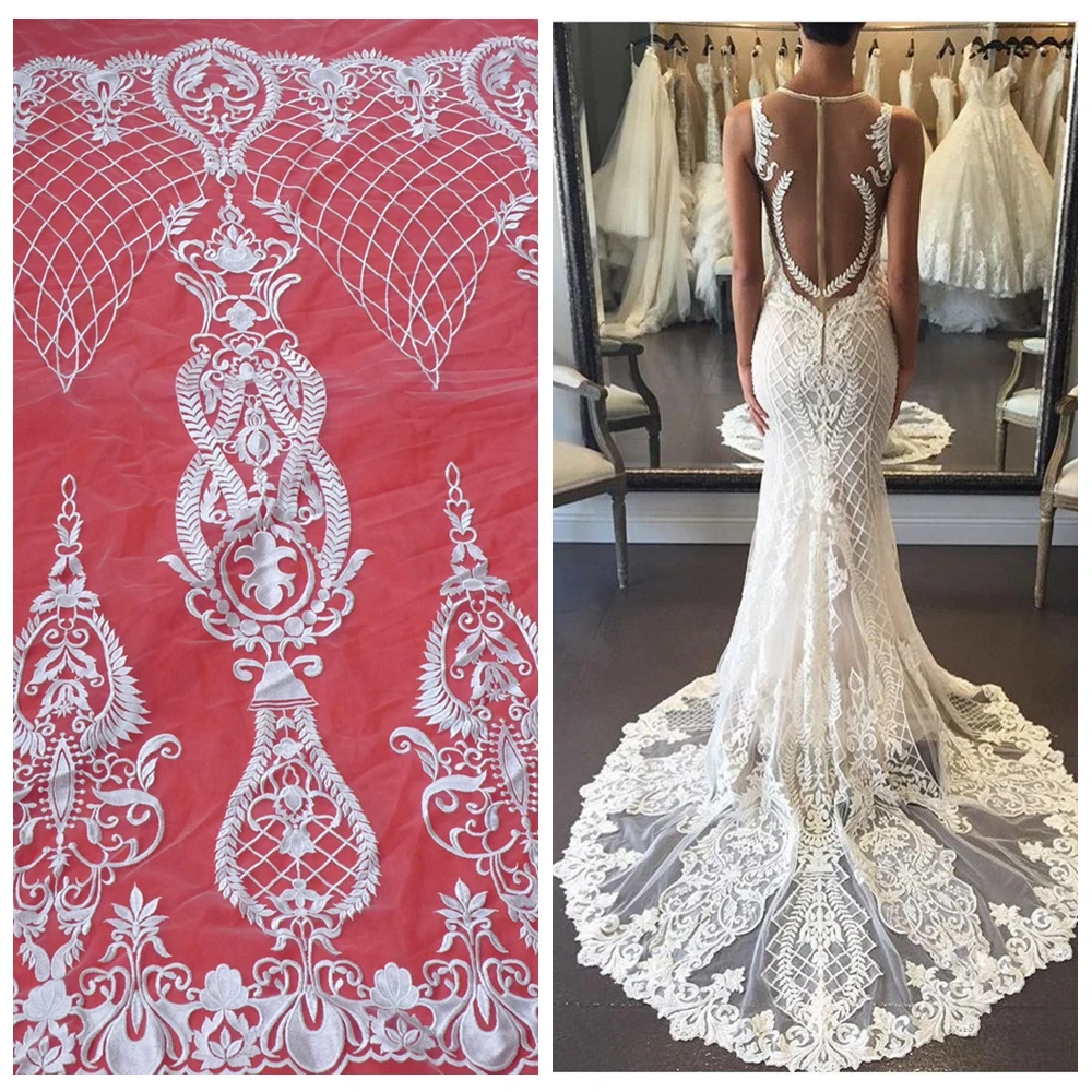 Модное высококачественное белое/черное Сетчатое кружевное платье из