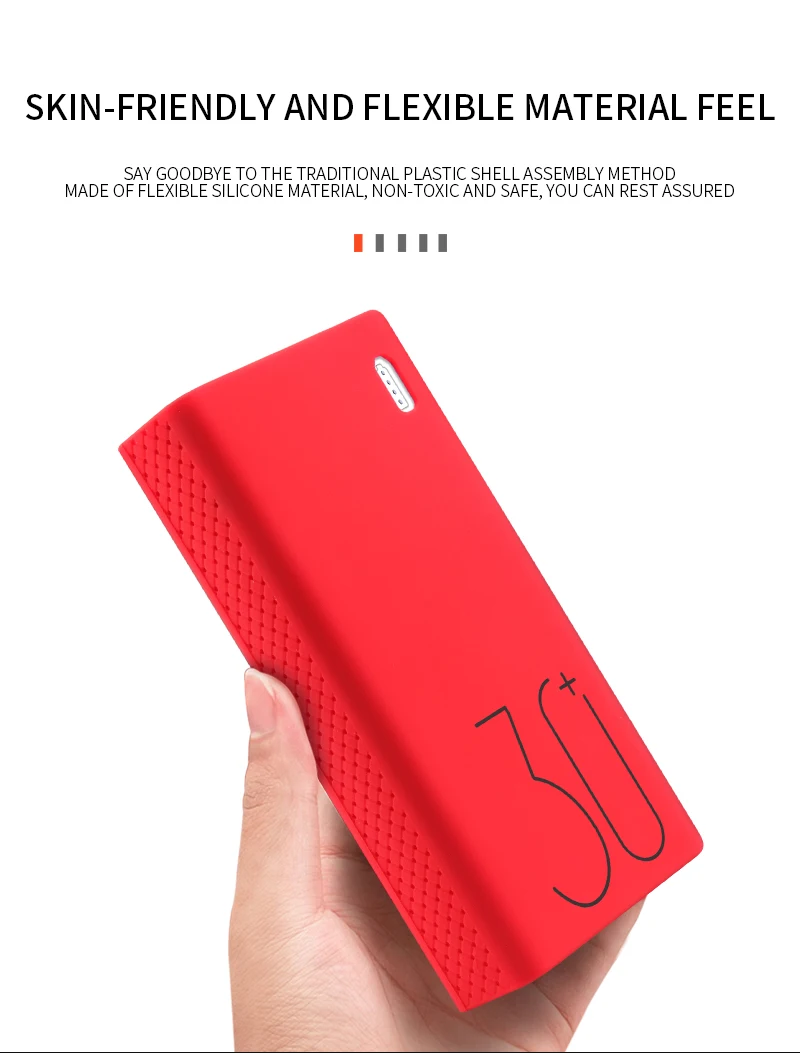 Силиконовый чехол для Romoss sense 8/8+ мобильный мощный мягкий силиконовый Противоскользящий чехол Romoss sense 8 чехол