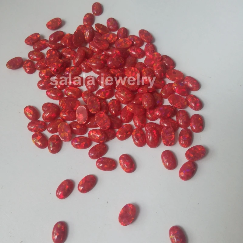 200 шт./лот Бесплатная доставка горячая распродажа 4x6 мм синтетический овальный