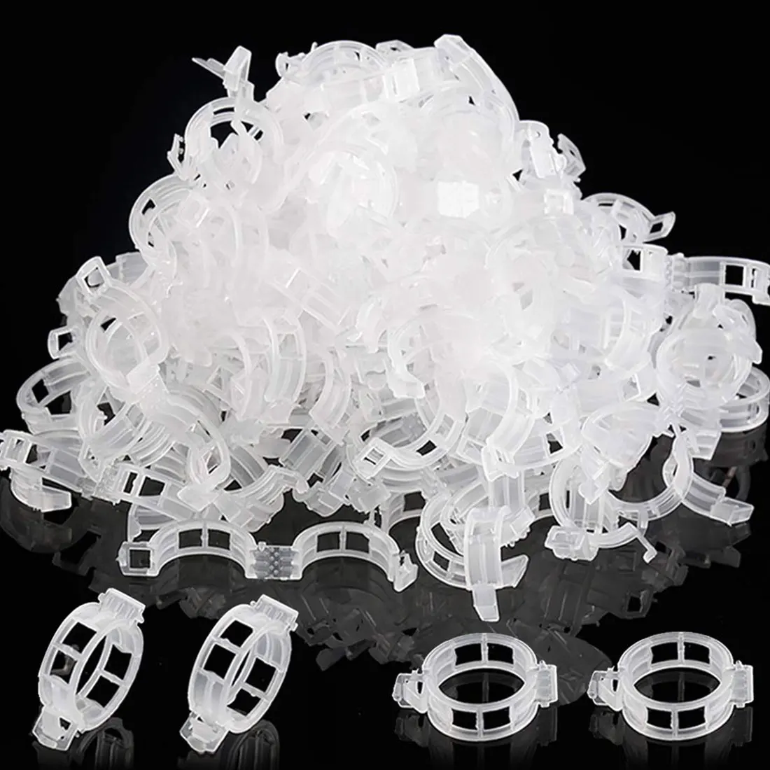 Томатная садовая растительная опора зажимы 100 шт для шпагата теплицы томатные