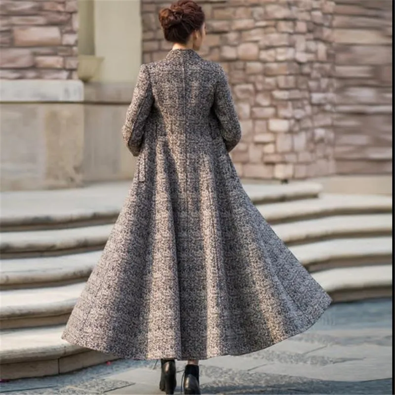 Новинка 2020 осенне зимняя кашемировая парка высококачественные длинные