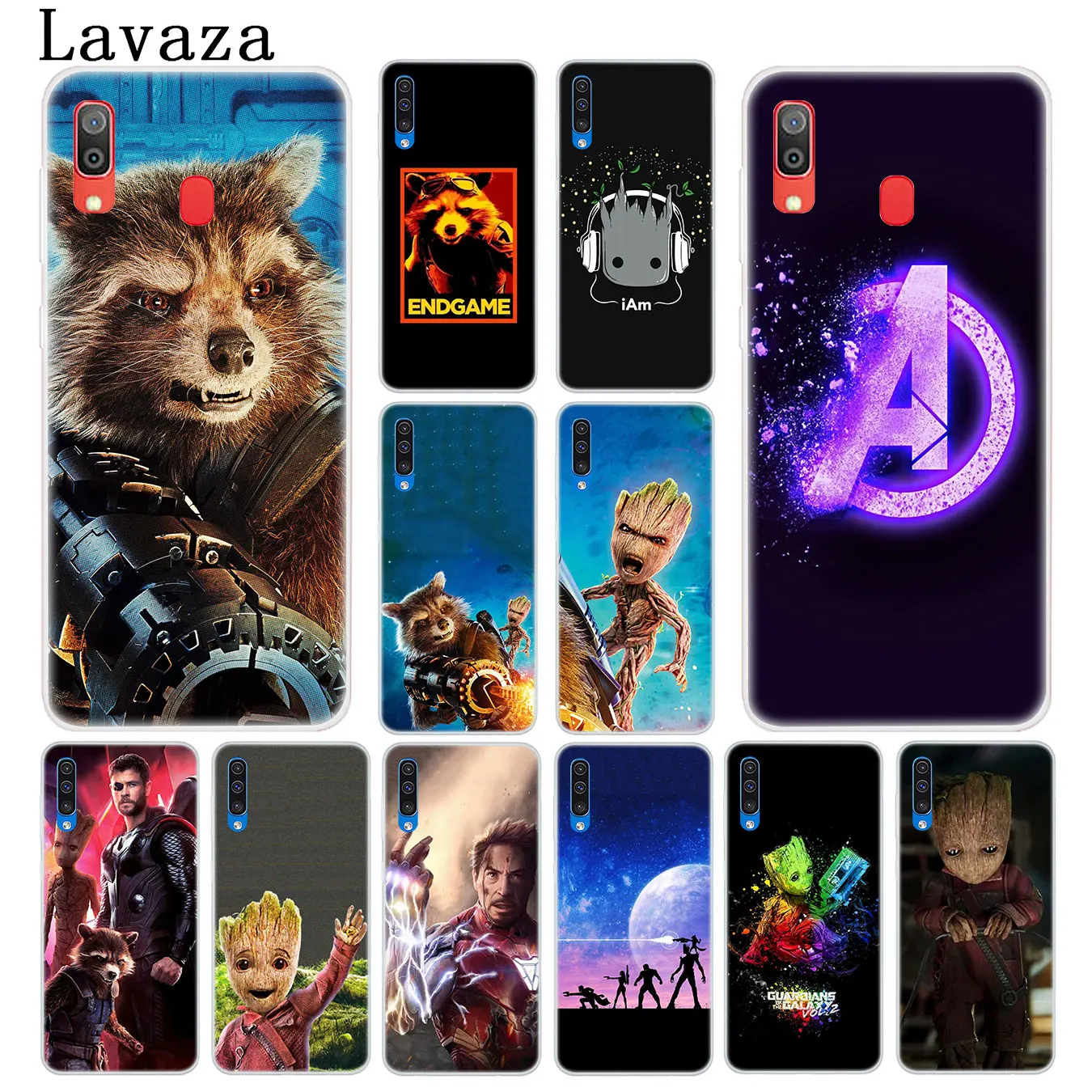 Чехол для телефона Lavaza Guardians of the Galaxy Marvel Samsung A20E M40 M30 M20 M10 A10 A20 A30 A40 A50 A60 A70