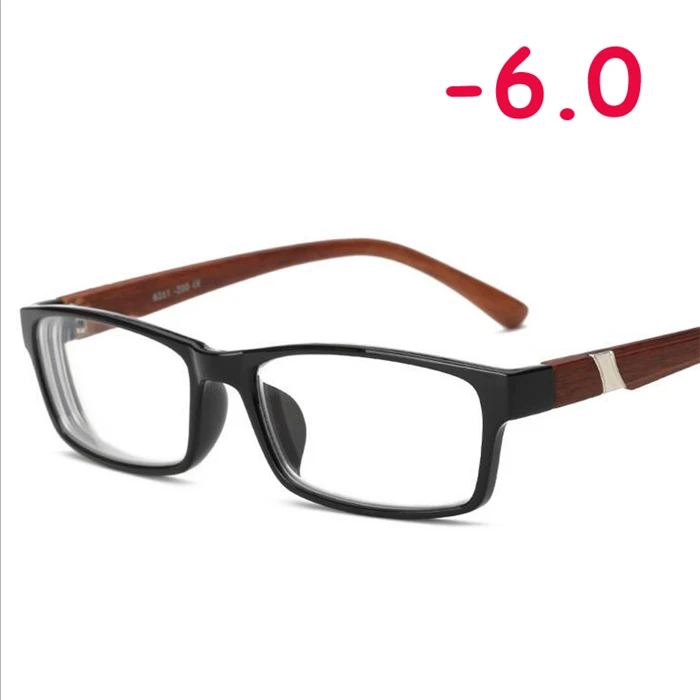 myopia 600 Женская Мужская радиационная защита готовые очки для близорукости с градусами короткие очки для коррекции зрения-1-1,5-2-2,5-3-3,5-4 до-6,0 - Цвет оправы: myopia 600