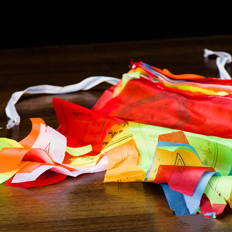 5 цветов элементы шелковой ткани ветряная лошадь тибетский буддийский Вымпел