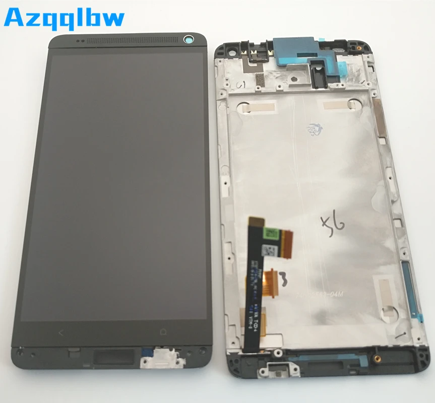 Azqqlbw для HTC One Max ЖК дисплей + сенсорный дигитайзер экран стекло в сборе с рамкой