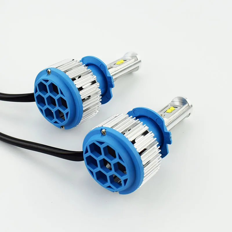 2 шт. Автомобильные фары лампы Hi Lo луч CREE светодиодный чип 80 Вт 8000LM 6000 К 12 В